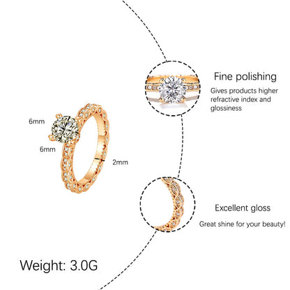 【JYJZZ198】Synthetic Moissanite S925 Silver Ring on Running Princess 1 CT Stylish and atmospheric crafted ring, fashionable high class light luxury women men classic daily jewelry gifts.